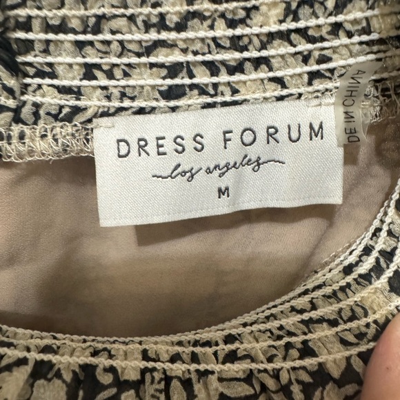 Dress Forum Floral Sleeveless Dress Size Medium - Picture 6 of 6